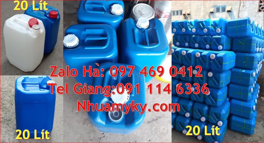 Bán can nhựa lớn đựng hóa chất,can nhựa hdpe 30l đựng nước sinh hoạt