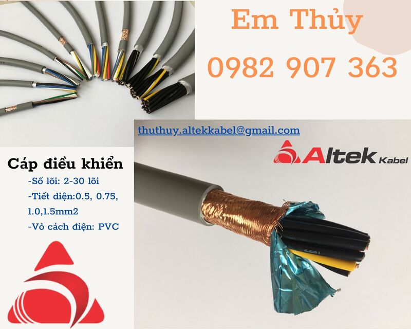 Cáp điều khiển lõi đồng sợi mềm tiêu chuẩn Đức
