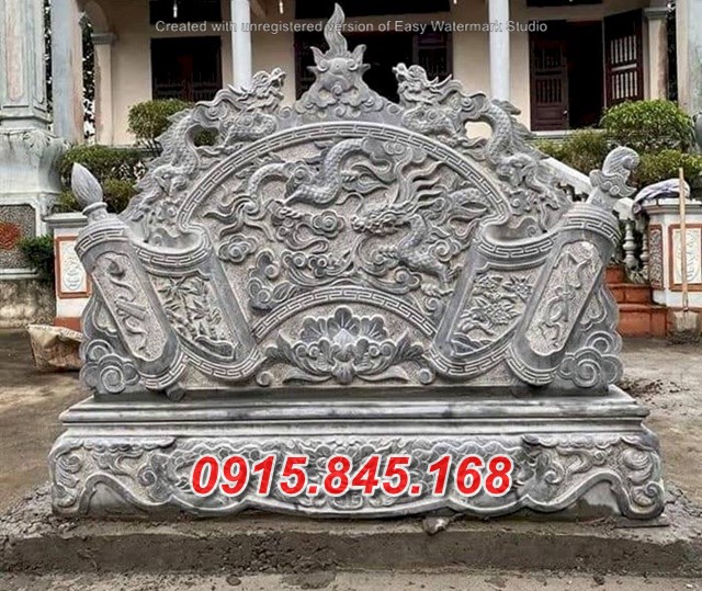 3456 hà nam bán cuốn thư bằng đá đẹp - bình phong lăng mộ