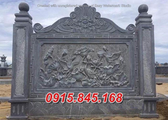 3456 hà nam bán cuốn thư bằng đá đẹp - bình phong lăng mộ