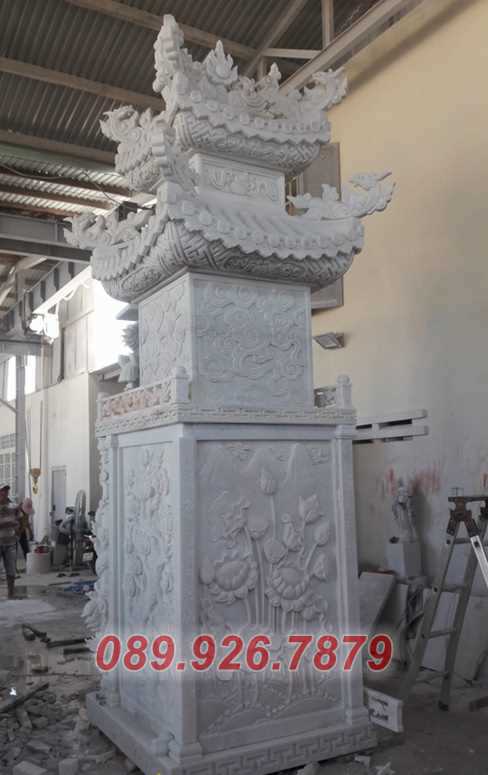 79 Mộ tháp đá - mẫu mộ tháp bằng đá bán Khánh Hòa, sư Thầy