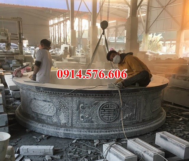 cao bằng 23 mộ đá lục lăng hình tháp bát giác bằng đá đẹp sư phật gáo