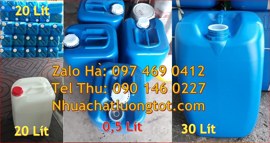Bán can nhựa lớn 25l đựng hóa chất,can nhựa hdpe màu trắng nắp vặn giá