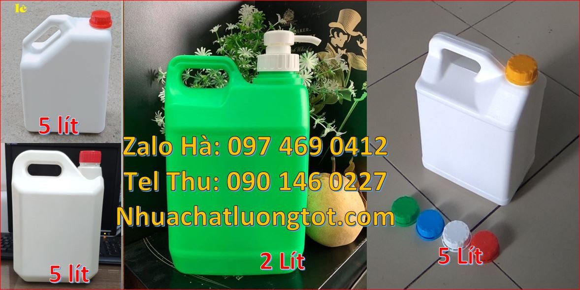 Bán can nhựa cỡ nhỏ 1l đựng thực phẩm,can nhựa hdpe tròn nắp vặn trắng