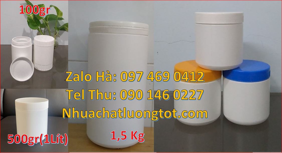 Bán hũ nhựa đựng hóa chất giá rẻ,hũ nhựa 2kg đựng bánh kẹo mứt thực ph
