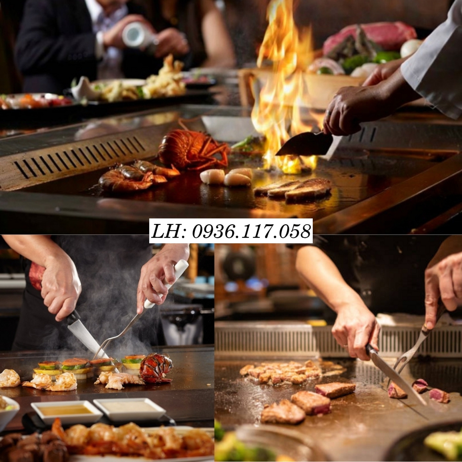 Bếp chiên rán mặt phẳng điện loại GH-820