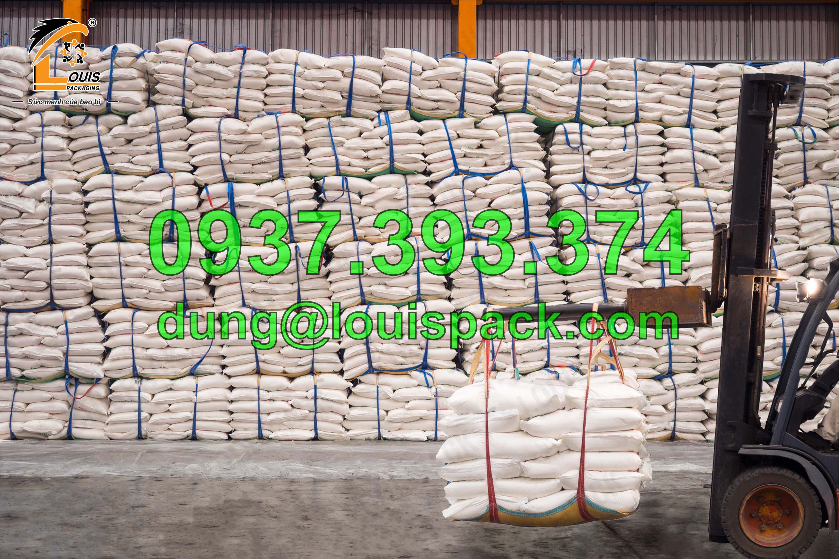 Bao Jumbo đựng 500kg gạo xuất khẩu hoặc lưu kho