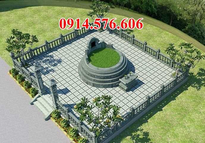 mẫu 056 mộ đá bán lai châu lục lăng hình tháp bát giác ông bà cô tổ