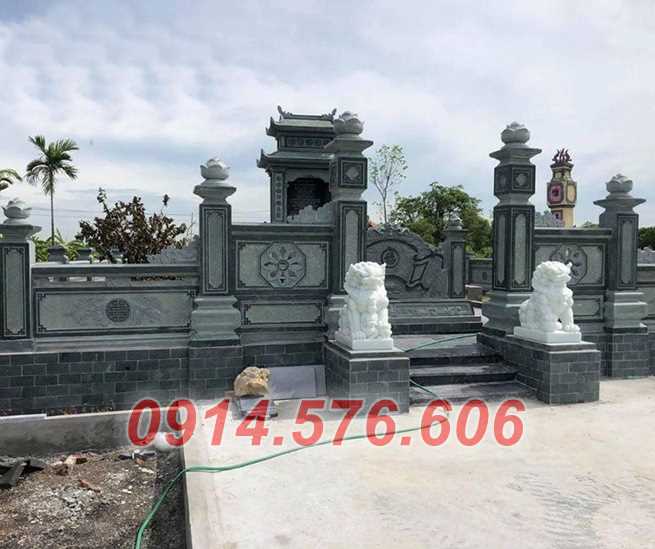 mẫu 041 mộ đá bán trà vinh lục lăng hình tháp bát giác tròn để thờ cốt
