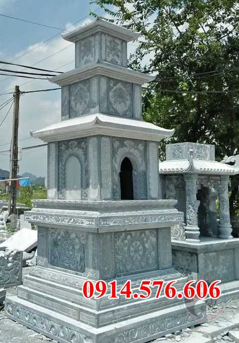 mẫu 955 mộ đá lục lăng bán thừa thiên huế, mộ hình tháp bát giác tròn