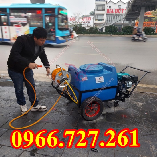 Máy phun thuốc thùng phuy công nghiệp 200L