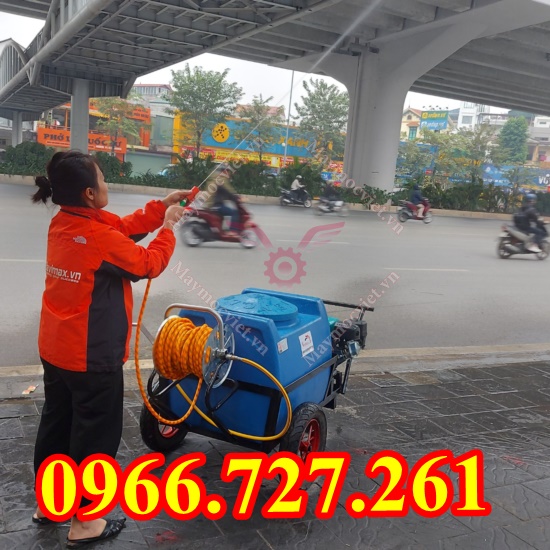 Máy phun thuốc thùng phuy công nghiệp 200L