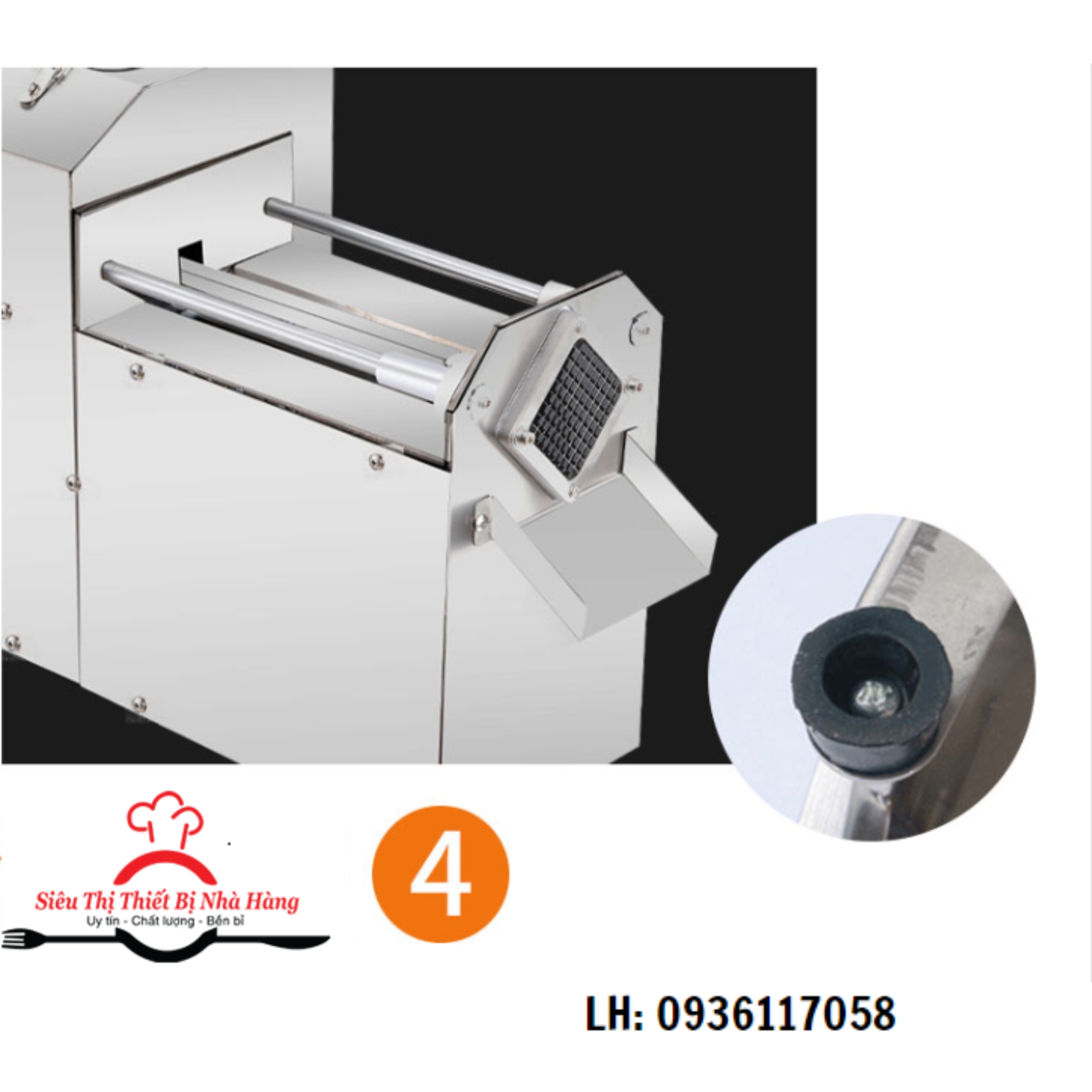 Máy thái khoai tây hình con chì sợi dài và mỏng