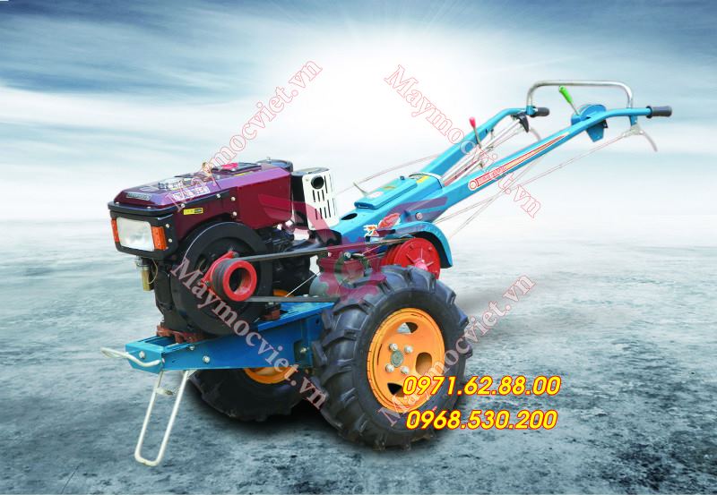 Máy xới đất giá rẻ chạy dầu mát nước bảo hành 12 tháng