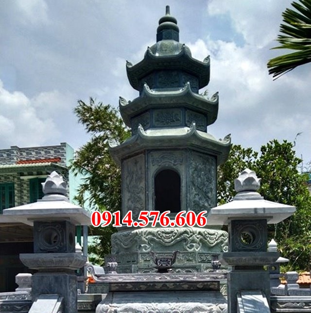 mẫu 717 mộ đá bán hà giang, hình tháp lục lăng bát giác