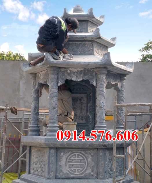 mẫu 717 mộ đá bán hà giang, hình tháp lục lăng bát giác
