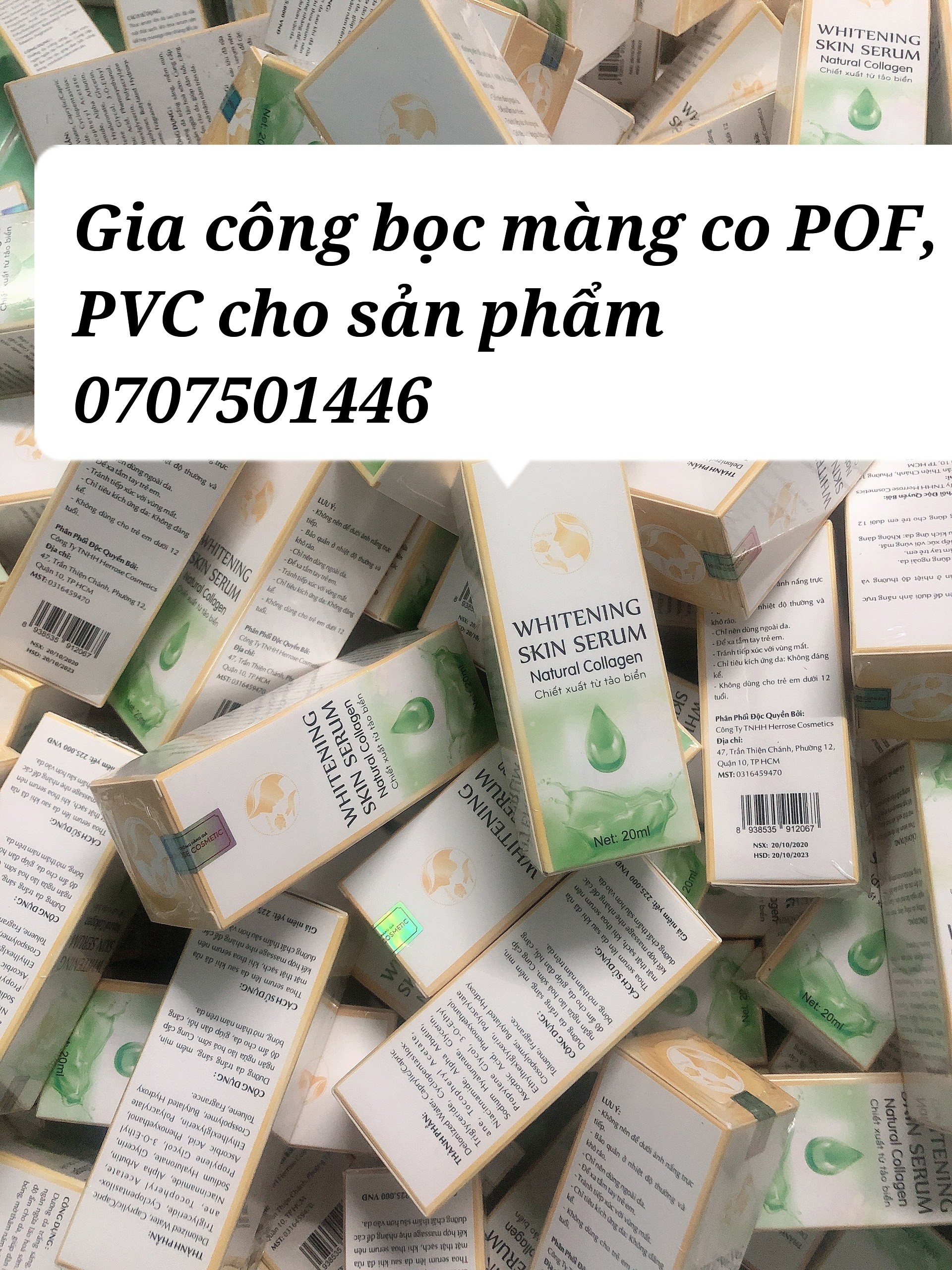 Nhận bọc màng co cho hộp mỹ phẩm giá rẻ