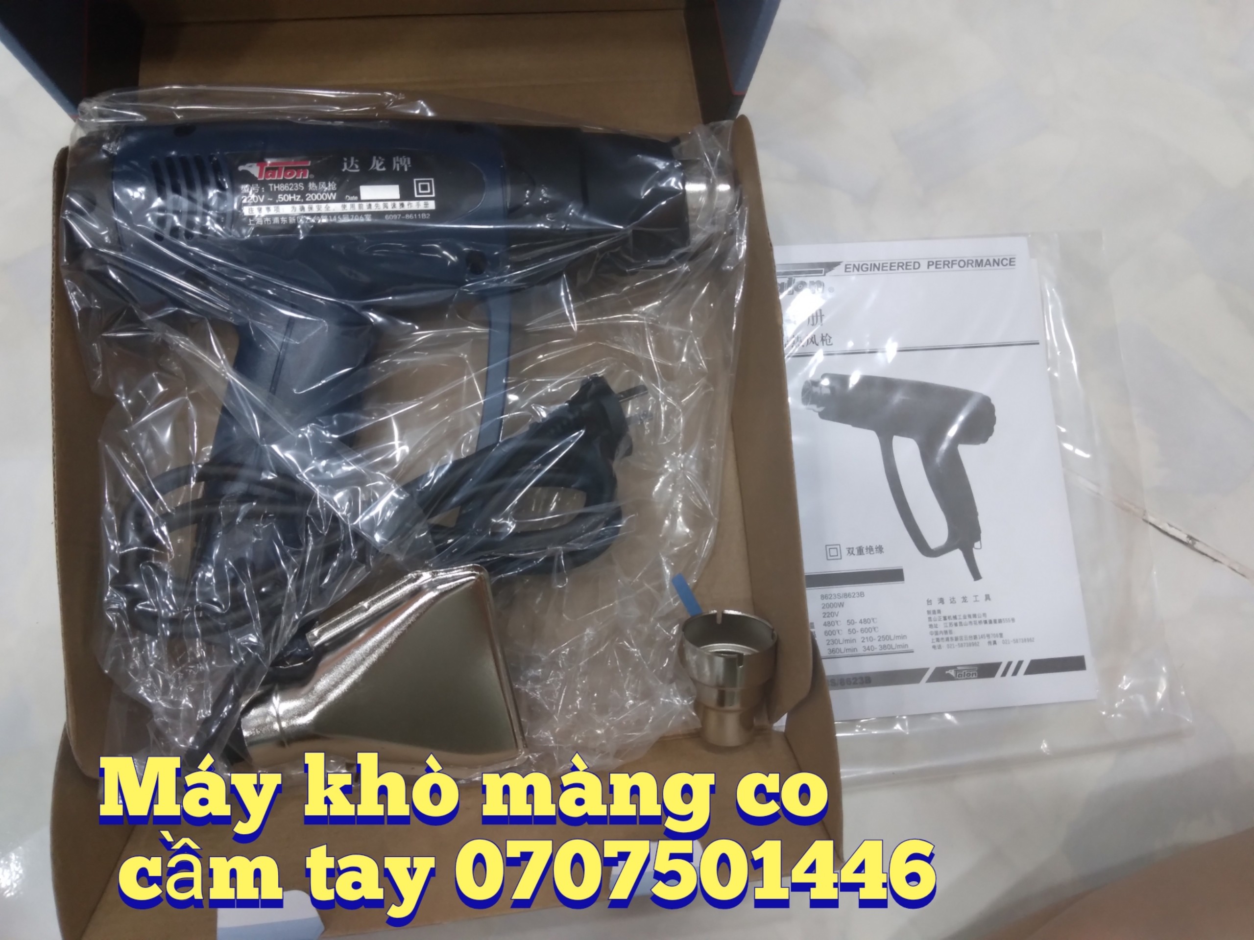 bán máy khò talon, máy sấy nhiệt, súng nhiệt