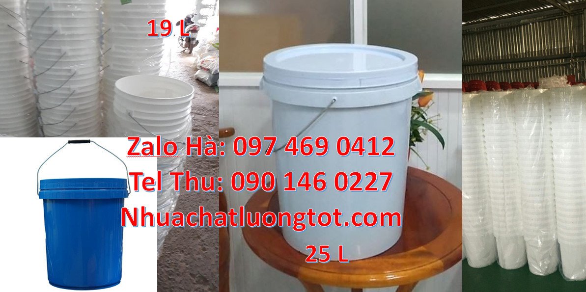 Bán thùng đựng sơn 25l quai sắt,thùng đựng sơn 25l dùng cho chăn nuôi