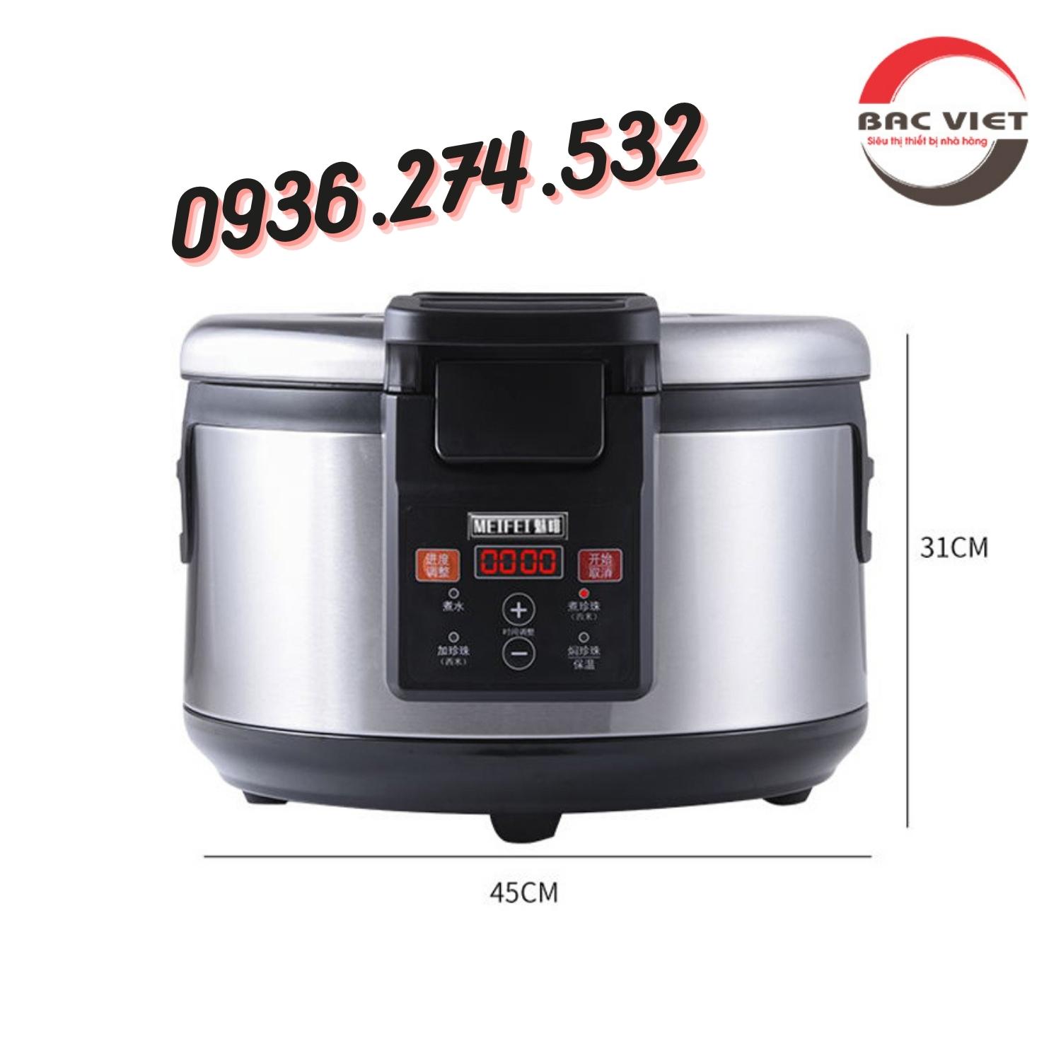 Nồi nấu trân châu tự động 16L