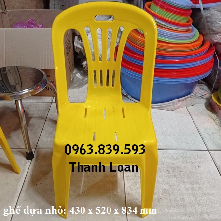 Ghế nhựa nhỏ có dựa lưng thấp, ghế học sinh rẻ tại hcm 0963839593 Loan