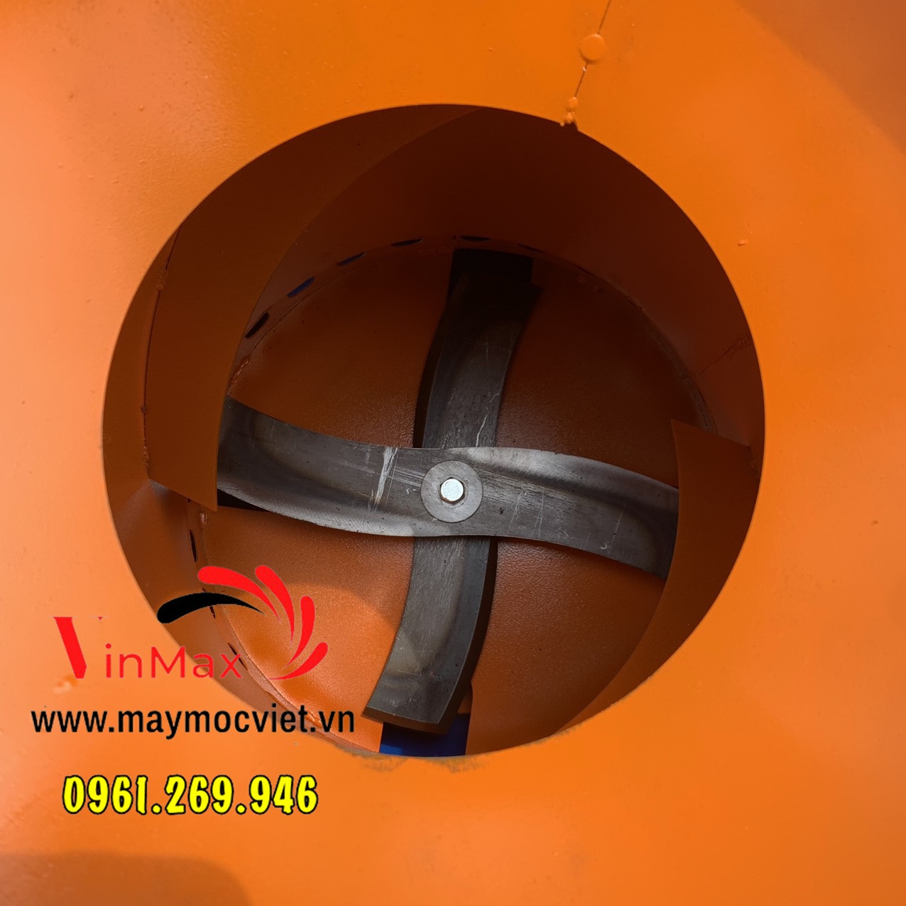 Máy băm rơm, xơ dừa nguyên trái Vinmax XND220 điện 1 pha