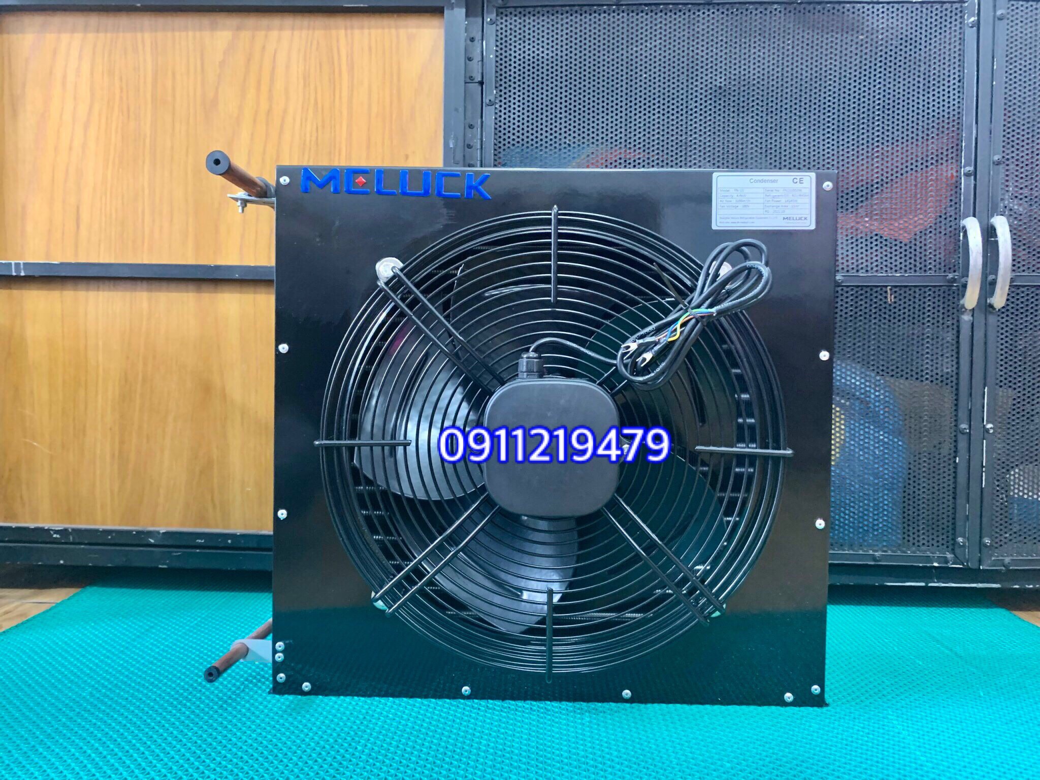 lắp đặt dàn nóng meluck 2hp cho kho lạnh