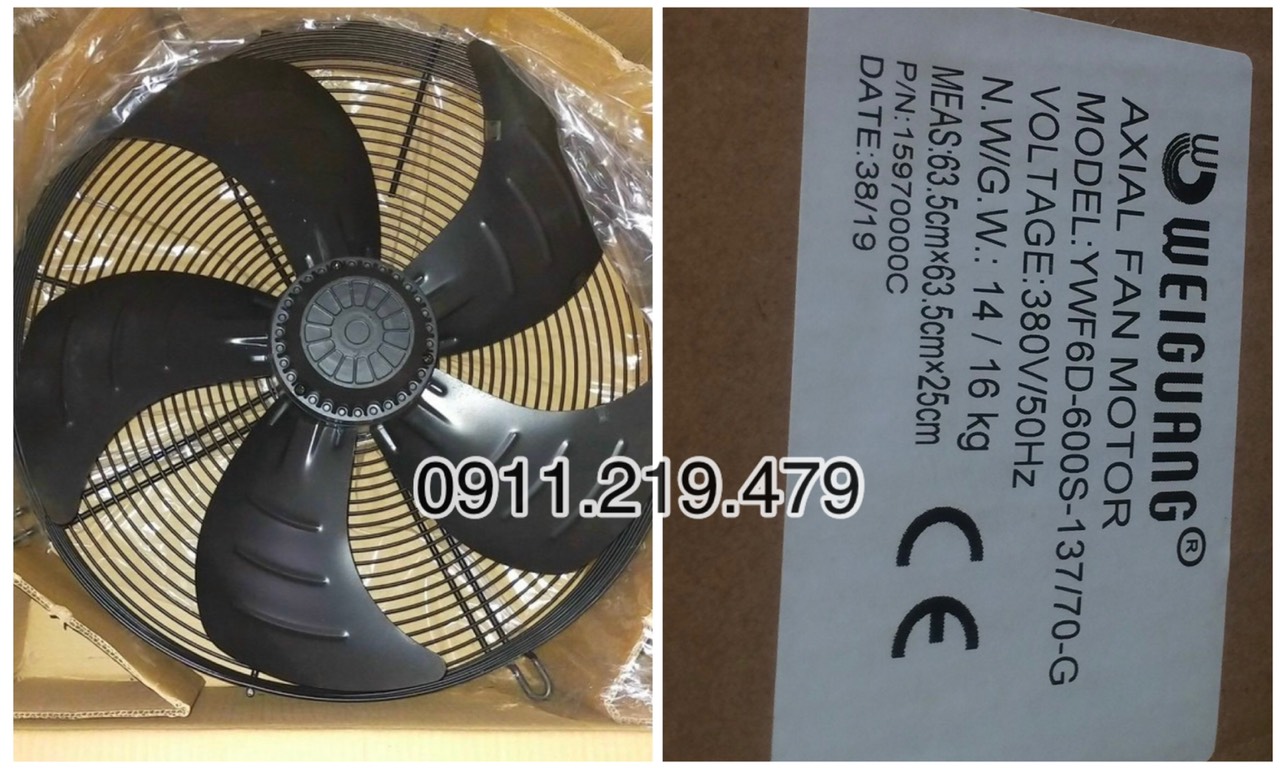 quạt dàn lạnh quạt dàn nóng YWF4D-600S giá rẻ