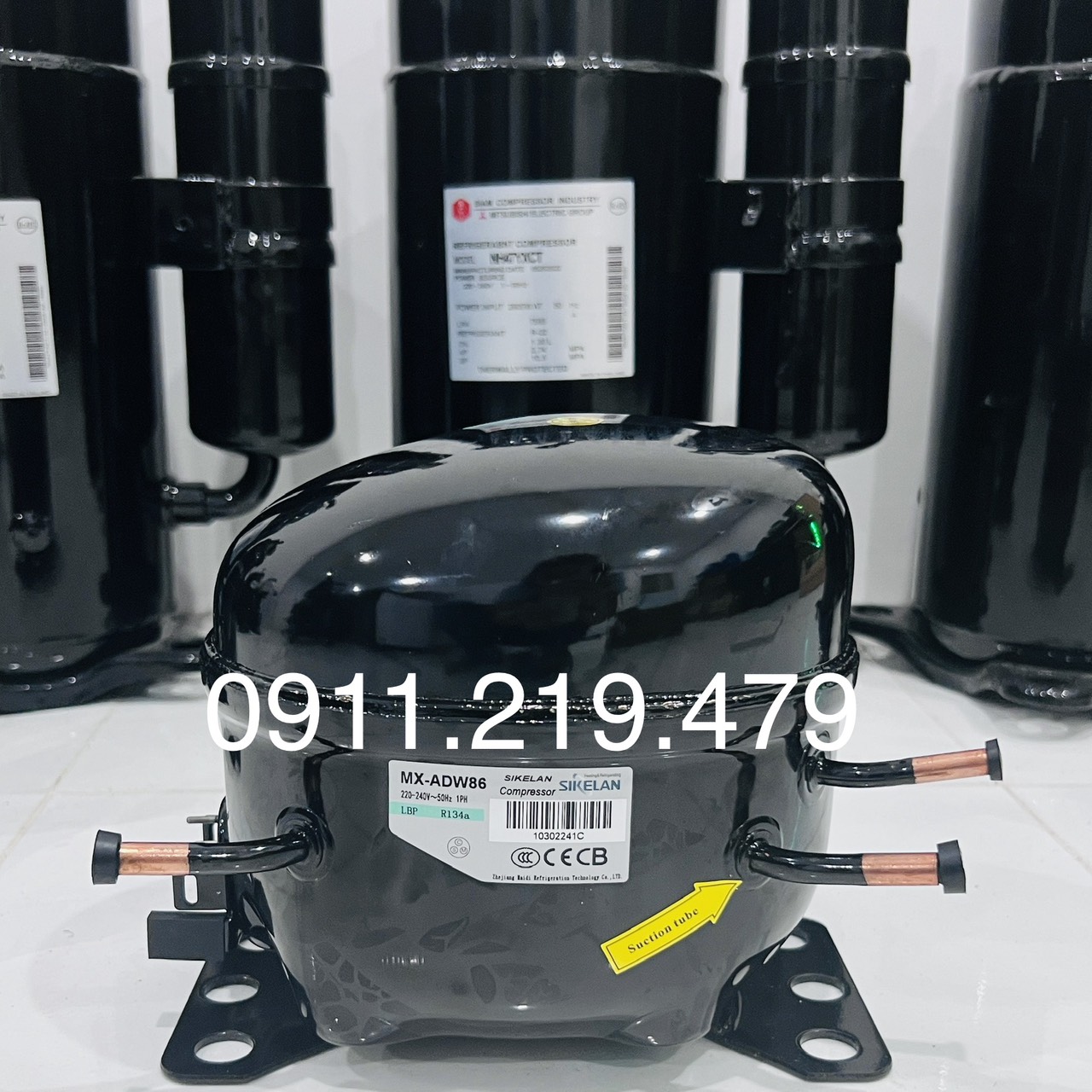 block máy nén sikelan 1/4hp model ADW86 TẠI TP.HCM