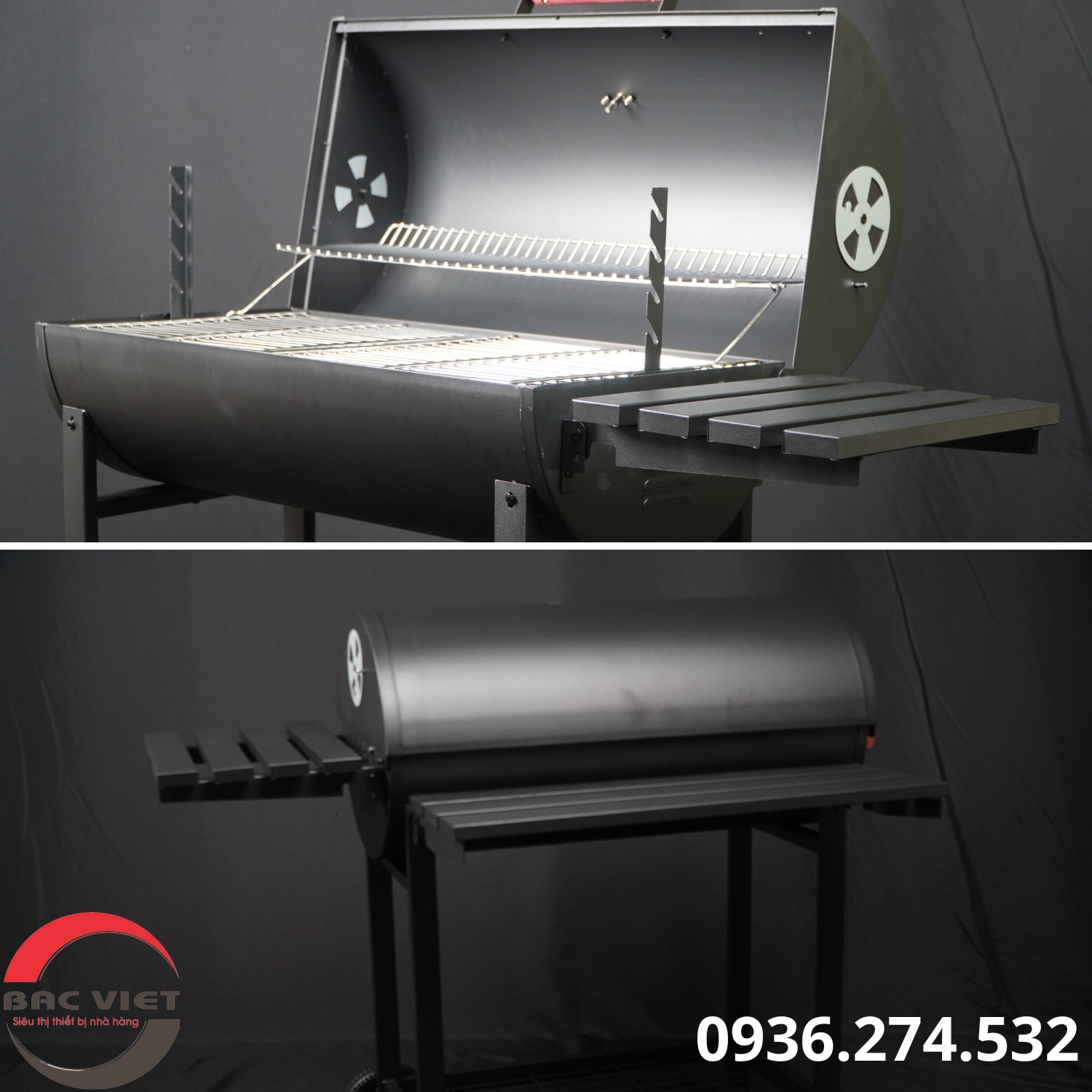 Bếp nướng than hoa ngoài trời - bếp nướng BBQ dã ngoại