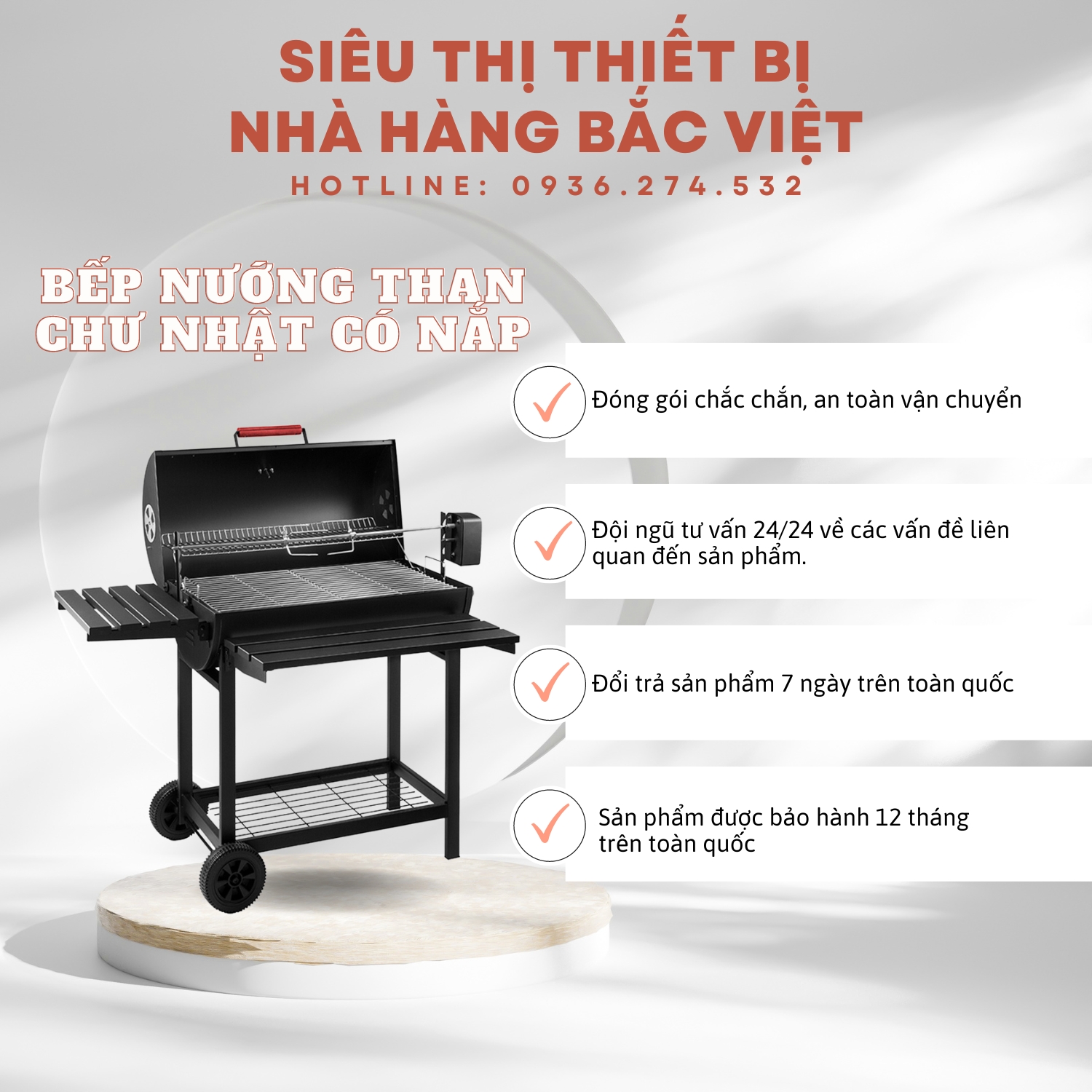 Bếp nướng than hoa ngoài trời - bếp nướng BBQ dã ngoại