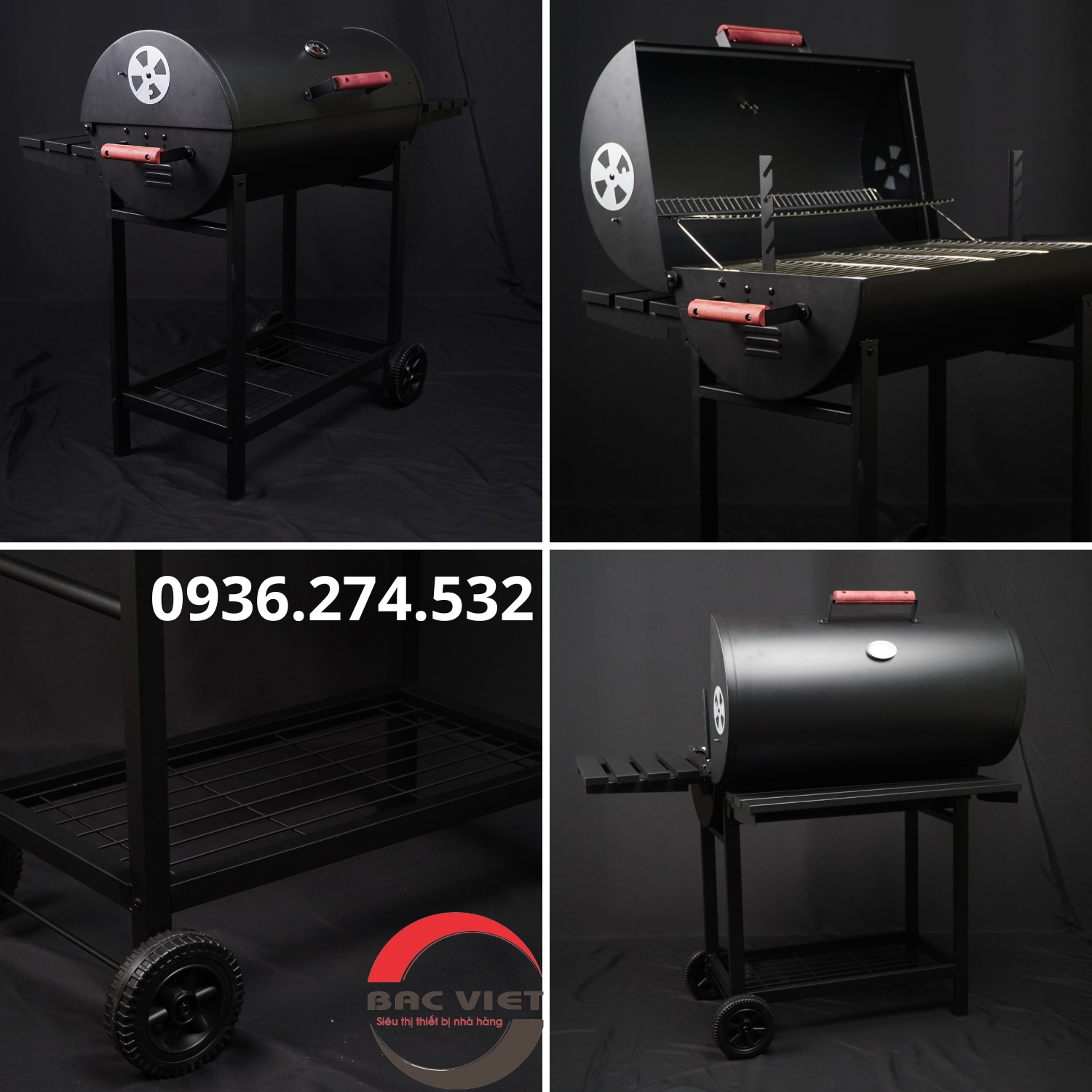 Bếp nướng than hoa ngoài trời - bếp nướng BBQ dã ngoại