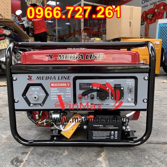 Máy phát điện chạy xăng 3kw đề nổ giá rẻ