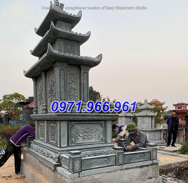 bán hải phòng lắp đặt xây mẫu mộ đá đẹp - ông bà bố mẹ