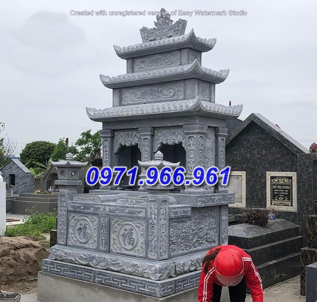 bán hải phòng lắp đặt xây mẫu mộ đá đẹp - ông bà bố mẹ
