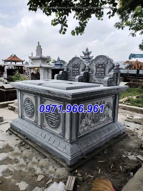 hải dương mẫu mộ đá không mái đẹp bán - 55 ông bà bố mẹ