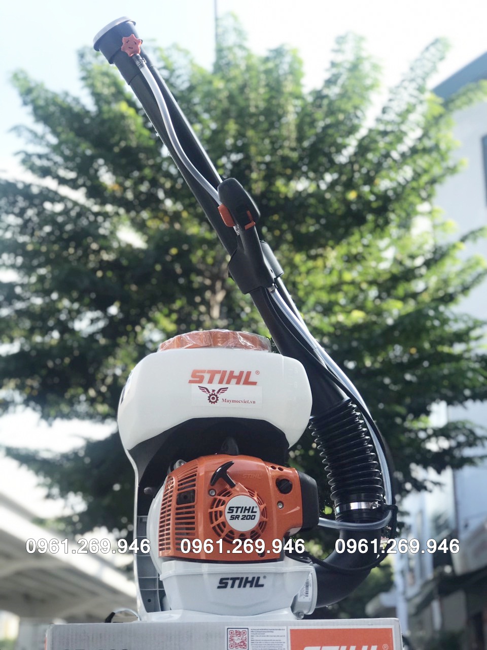 Máy phun thuốc Stihl SR200 động cơ 2 thì nhập khẩu chính hãng