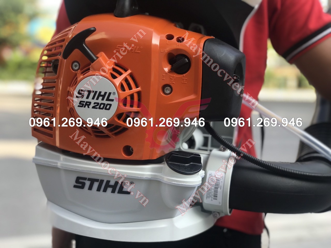 Máy phun thuốc Stihl SR200 động cơ 2 thì nhập khẩu chính hãng