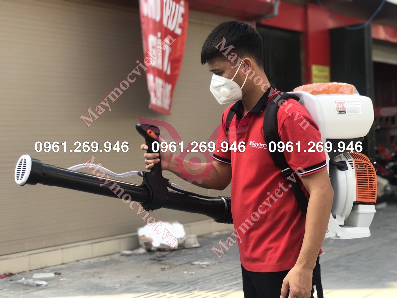 Máy phun thuốc Stihl SR200 động cơ 2 thì nhập khẩu chính hãng