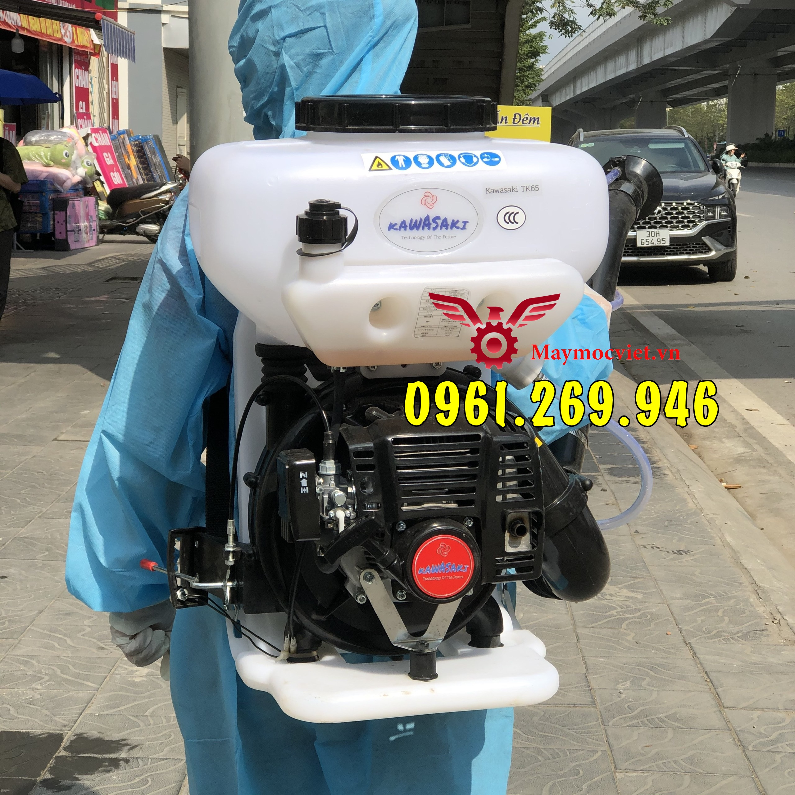Máy phun khử khuẩn Kawasaki TK65 nhập khẩu chính hãng