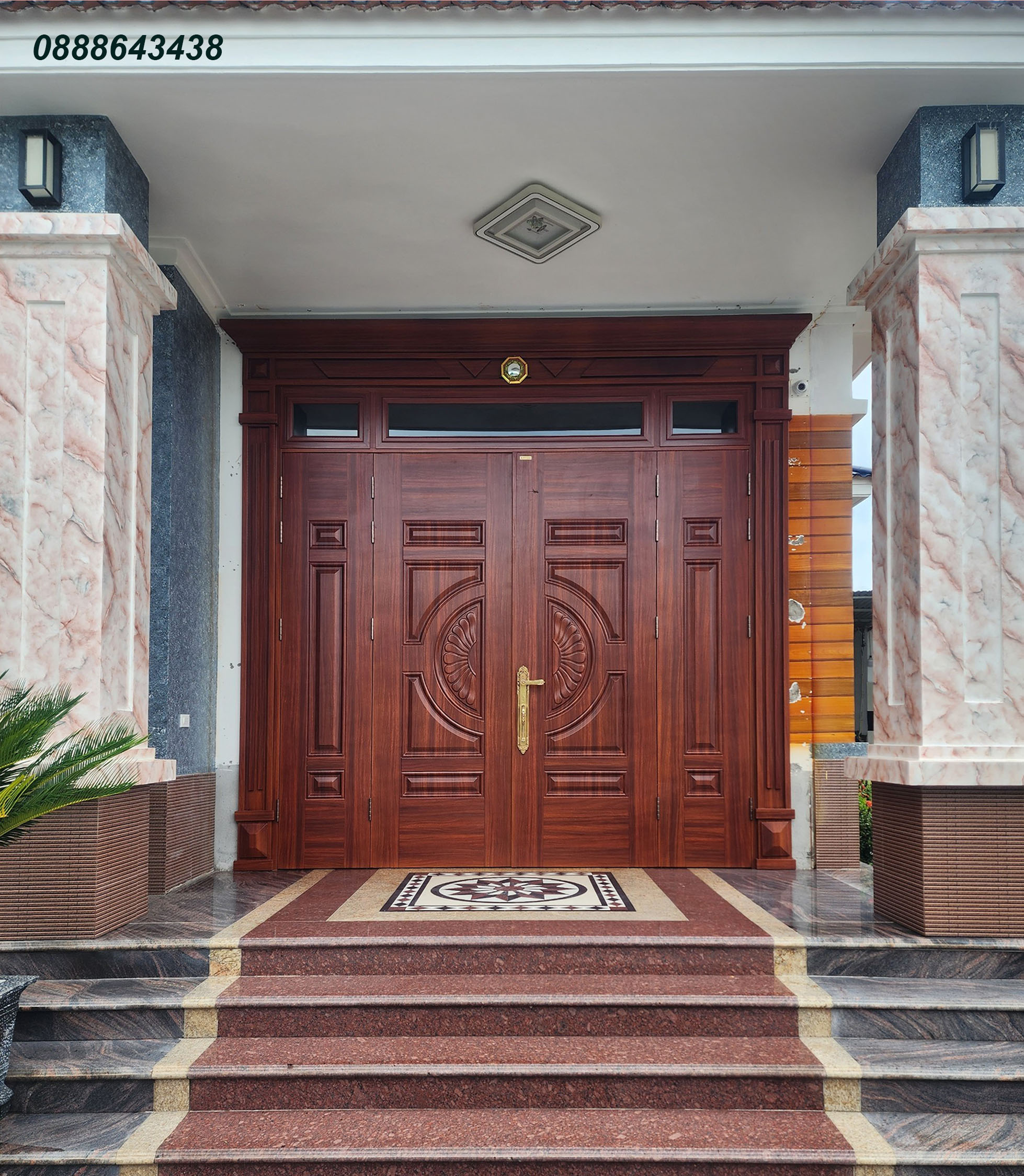 Cửa thép vân gỗ tại Hậu Giang - cửa thép cho mọi nhà