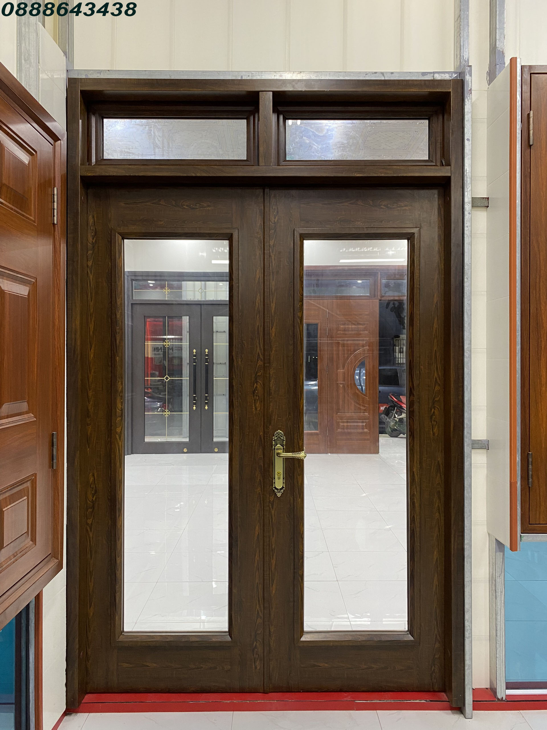 Cửa thép vân gỗ tại Hậu Giang - cửa thép cho mọi nhà