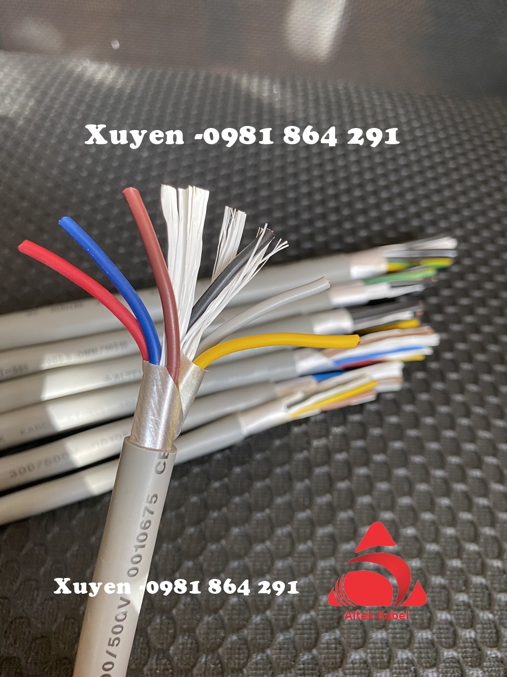 Dây cáp điều khiển 6x0.5,6x0.75,6x1.0,6x1.5mm2 hãng Altek Kabel