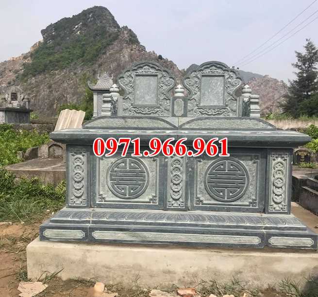 mẫu mộ đá xanh cẩm thạch đẹp bán hà nam - 51 gia tộc dòng họ