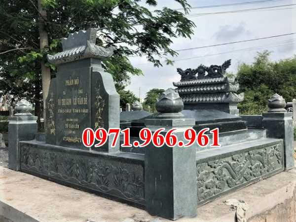 bán sẵn mẫu mộ bằng đá xanh rêu đẹp bán thái nguyên - 47 ông bà bố mẹ