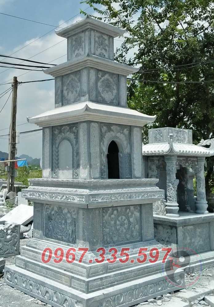 Mẫu lăng mộ tháp đá thờ hài cốt bán tại tây ninh