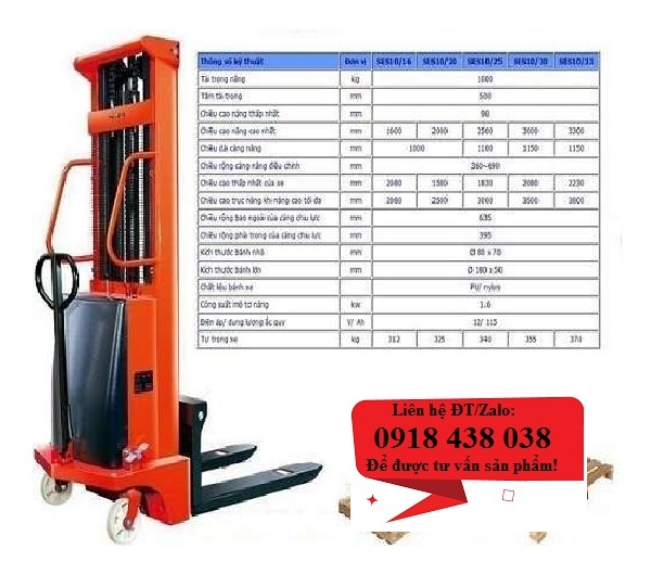 Xe nâng bán tự đoọng 1.5T, nâng cao 1.6M sẵn hàng giao ngay 24/7