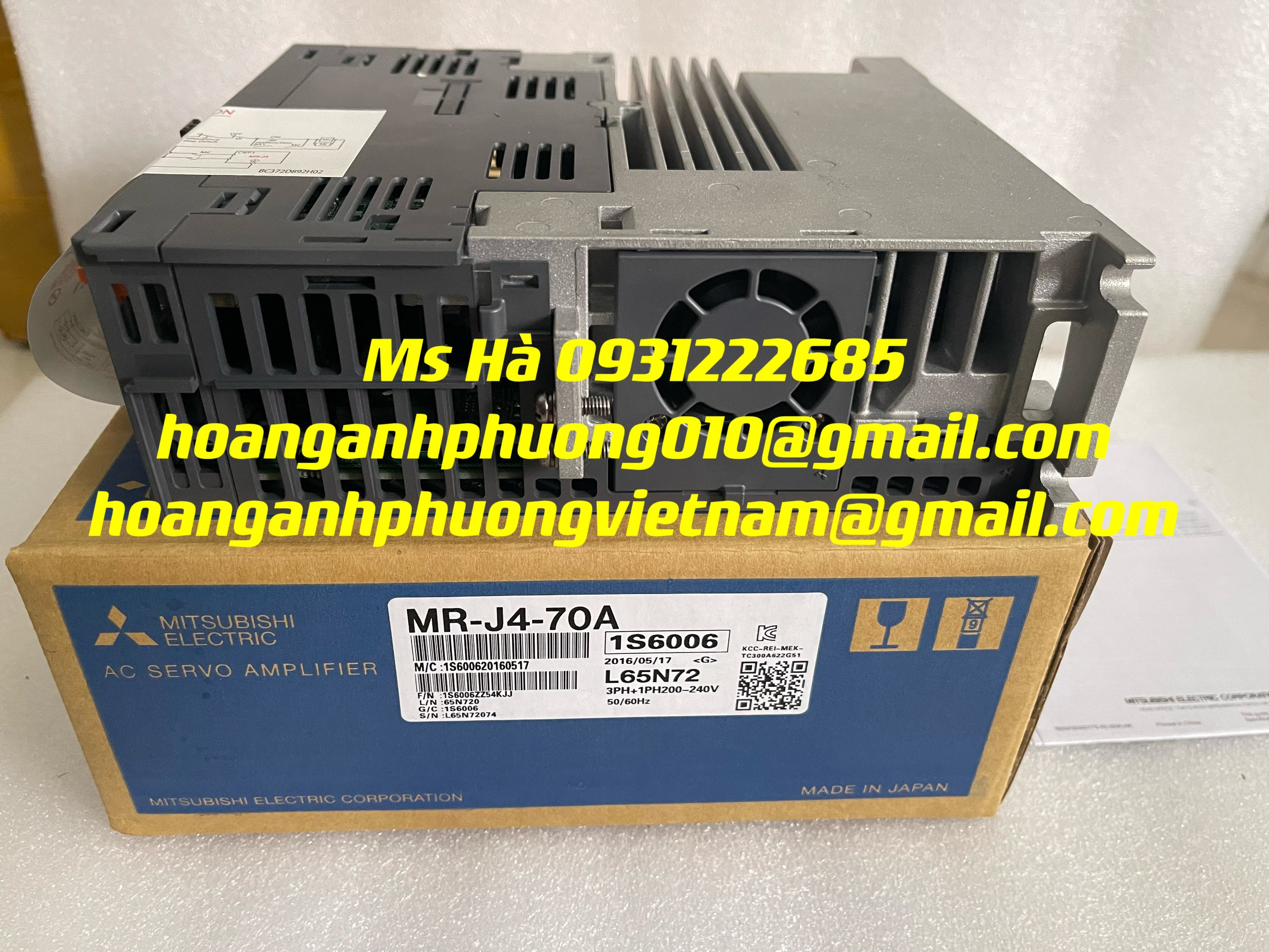 MR-J4-70A  chuyên các dòng servo mitsubishi  nhập khẩu