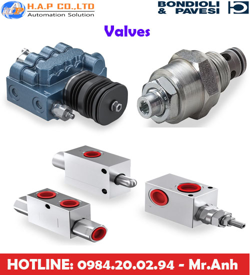 van điều khiển bondioli pavesi tại việt nam