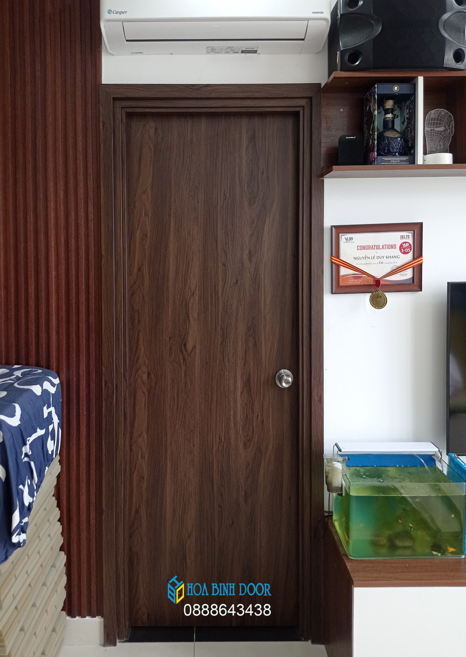 Cửa nhựa composite tại Hậu Giang - Cửa chống nước 100%